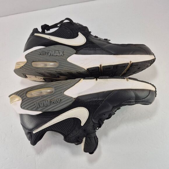 NIKE Air Max Excee Black White Casual Running Sneakers Men's 8 - Picture 9 of 11